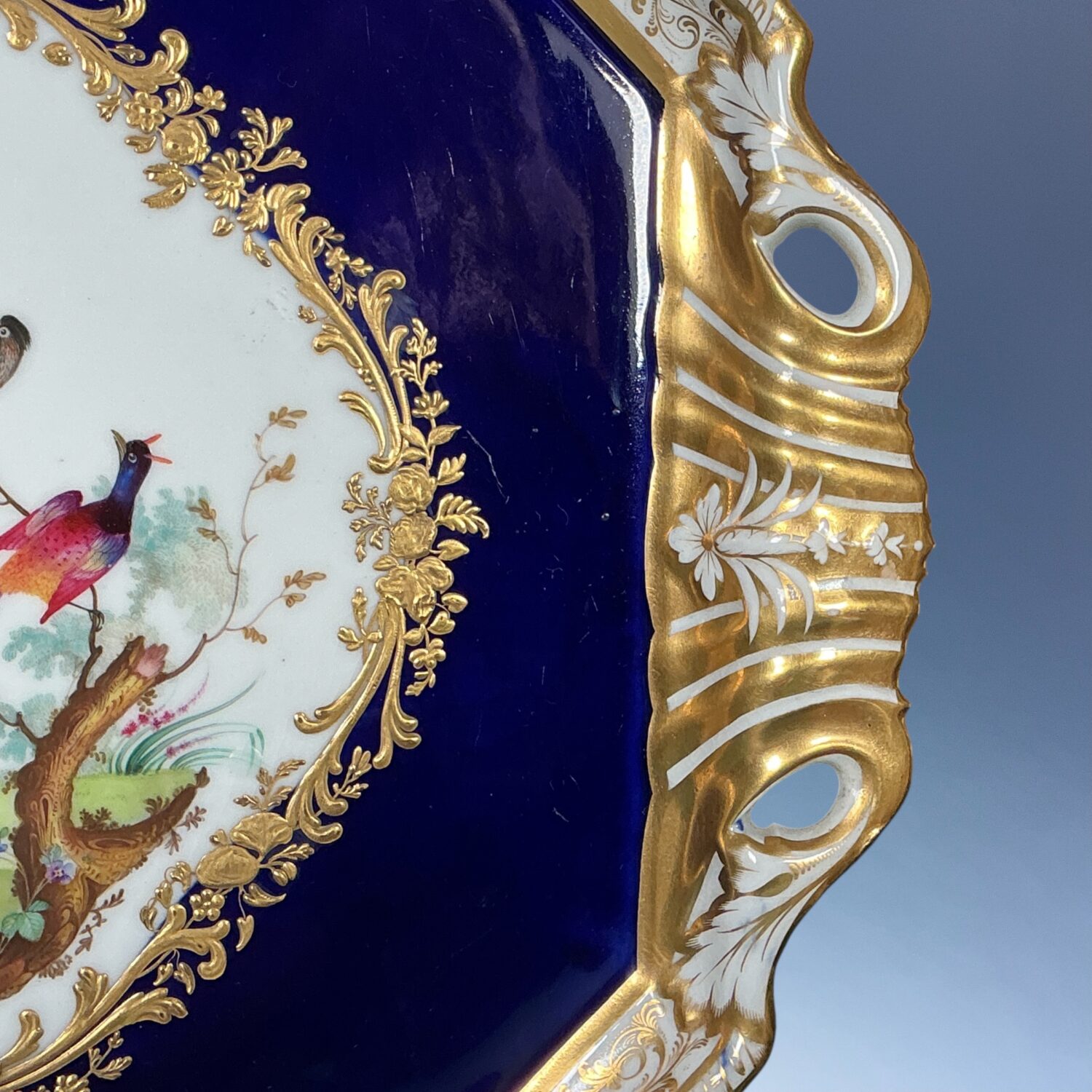 Derby Porcelain - Sevres Style Tea Tray - c1835 - Image 7
