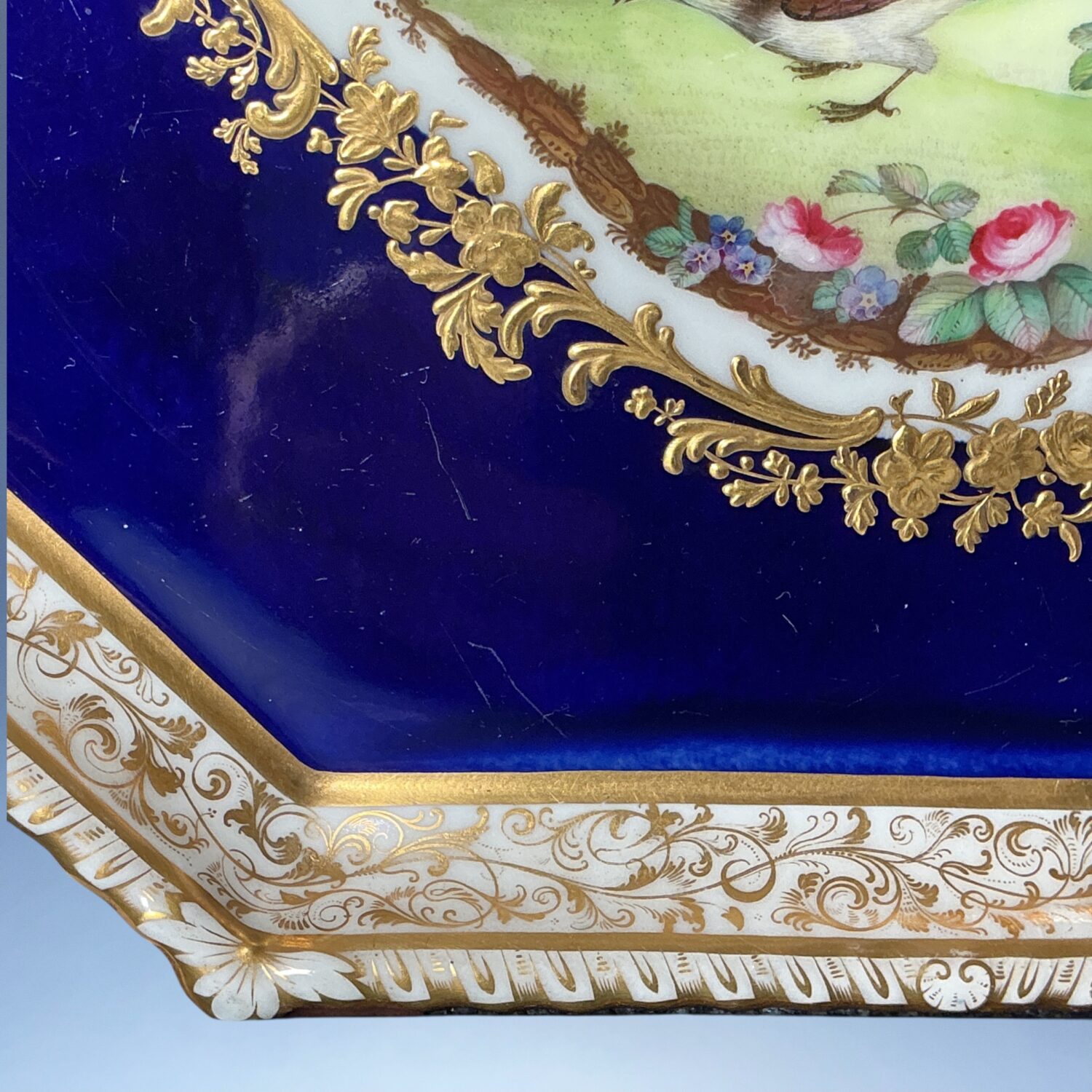 Derby Porcelain - Sevres Style Tea Tray - c1835 - Image 9