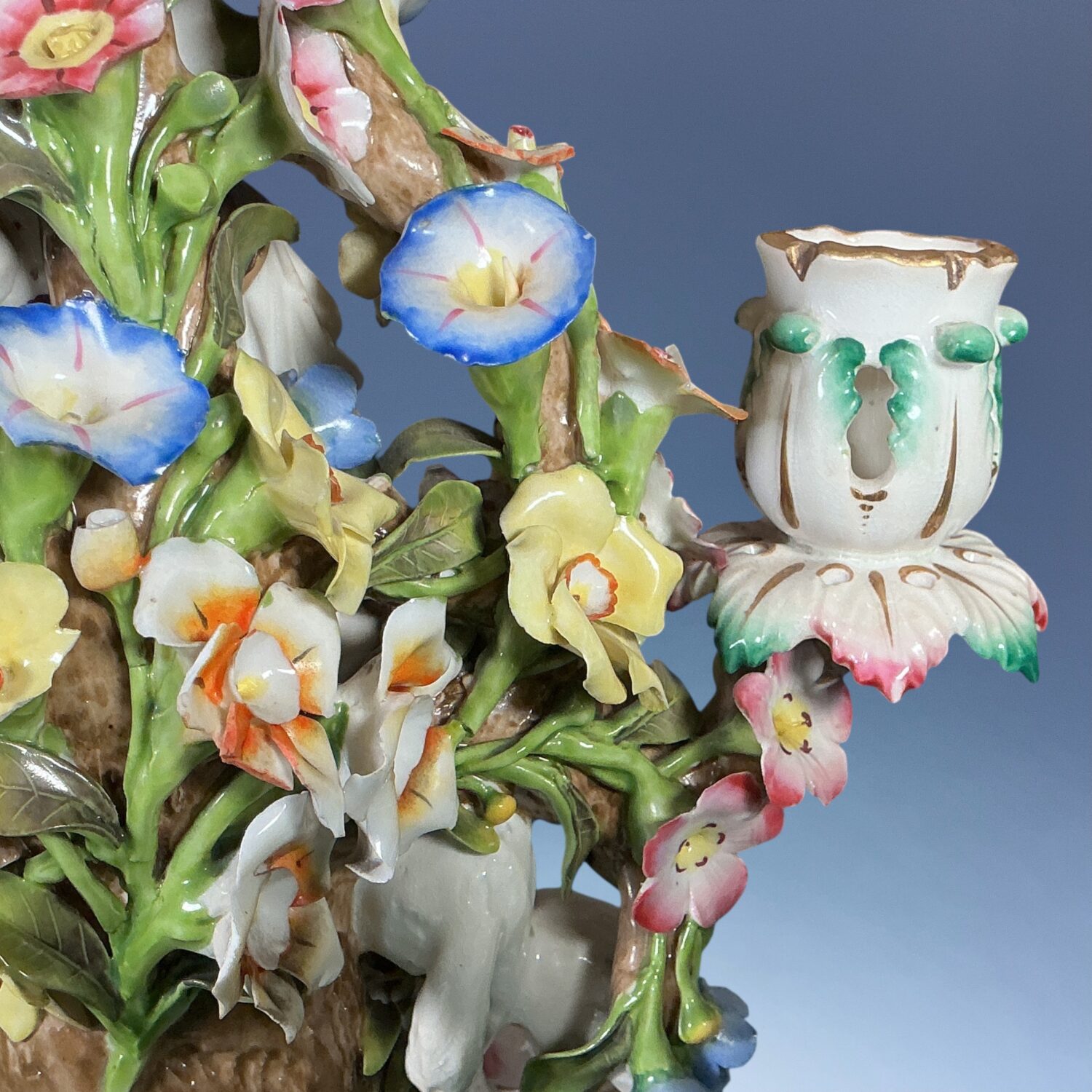 Pair of Derby Porcelain ‘Musician’ Candlesticks, - Image 15