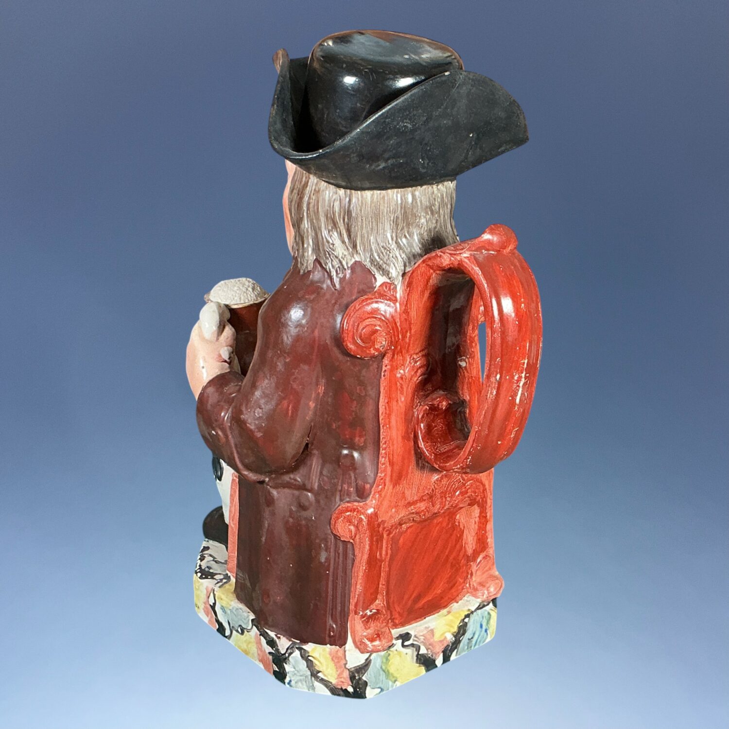 Early Staffordshire Pottery Toby Jug - J Neale type, with a Lid. - Image 7