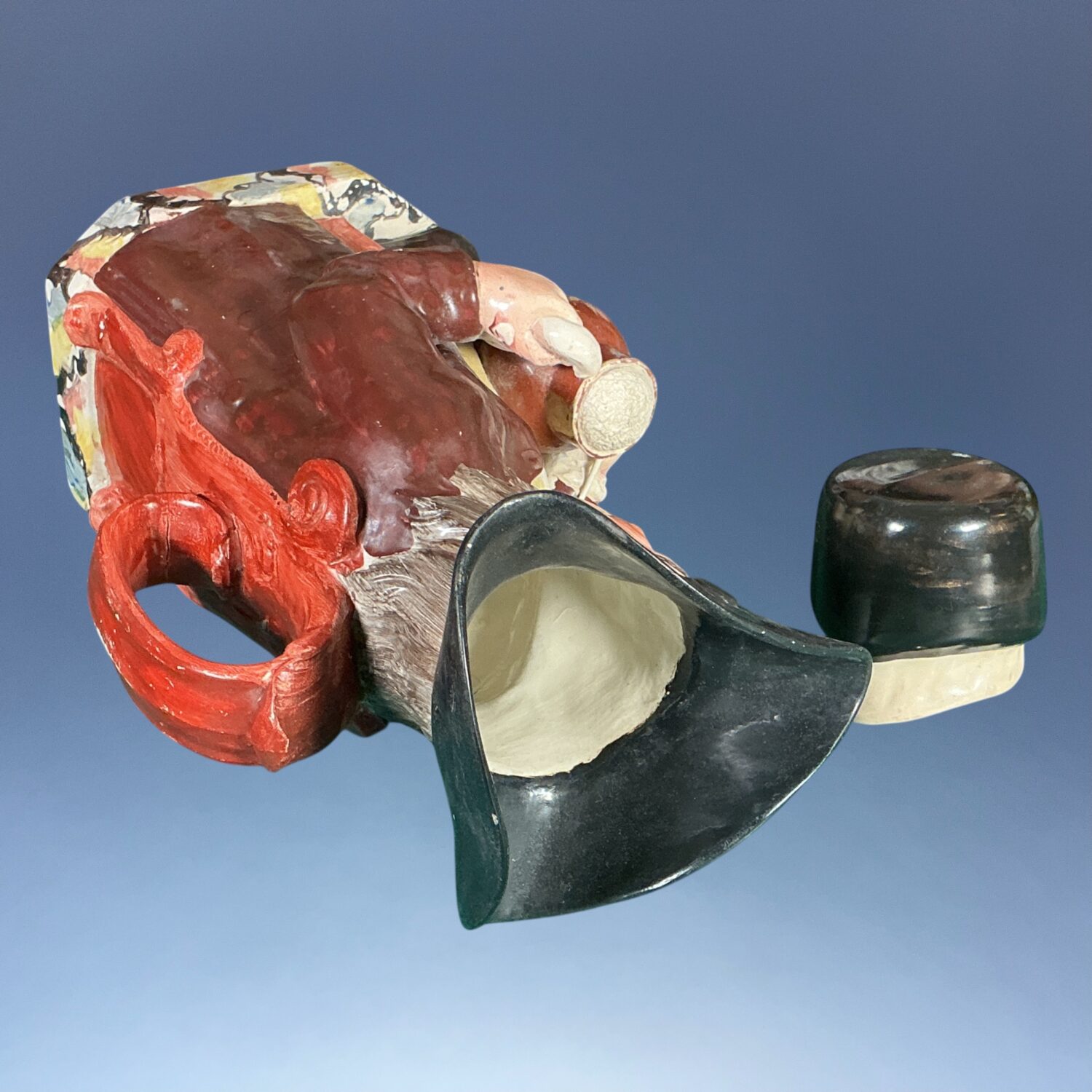 Early Staffordshire Pottery Toby Jug - J Neale type, with a Lid. - Image 11