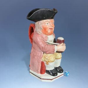 Early Staffordshire Pottery Toby Jug.