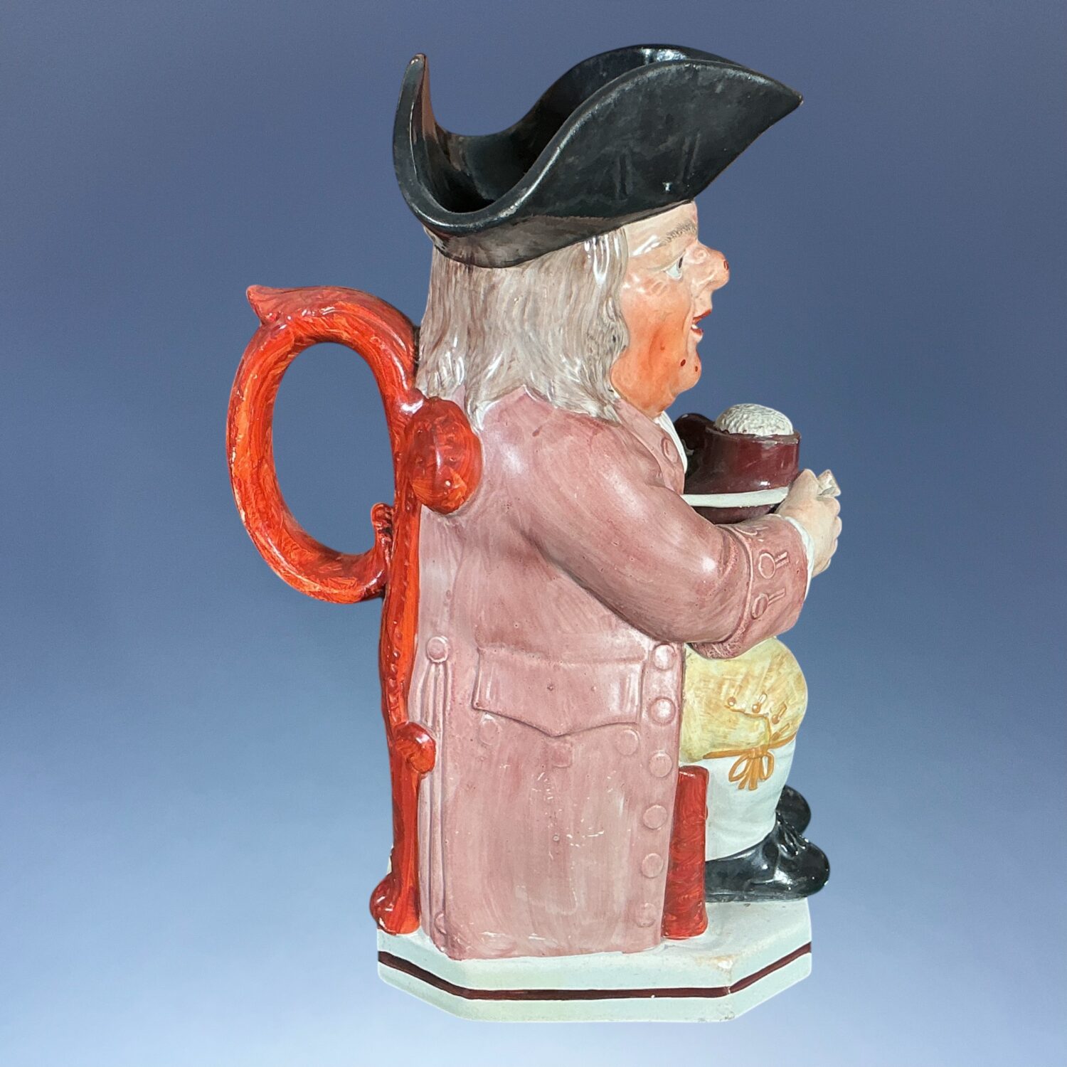 Early Staffordshire Pottery Toby Jug. - Image 10