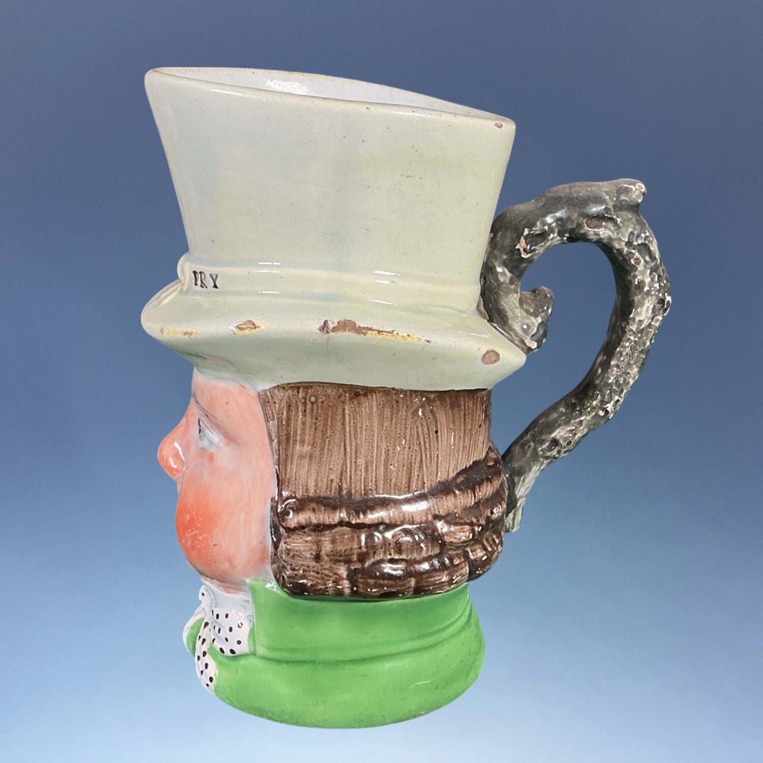 Early C19th Staffordshire Pottery John Liston - Paul Pry Mug. - Image 3