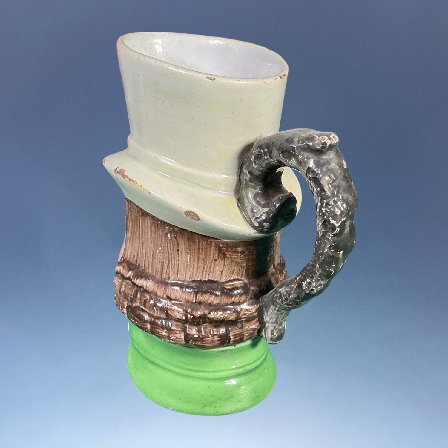 Early C19th Staffordshire Pottery John Liston - Paul Pry Mug. - Image 4