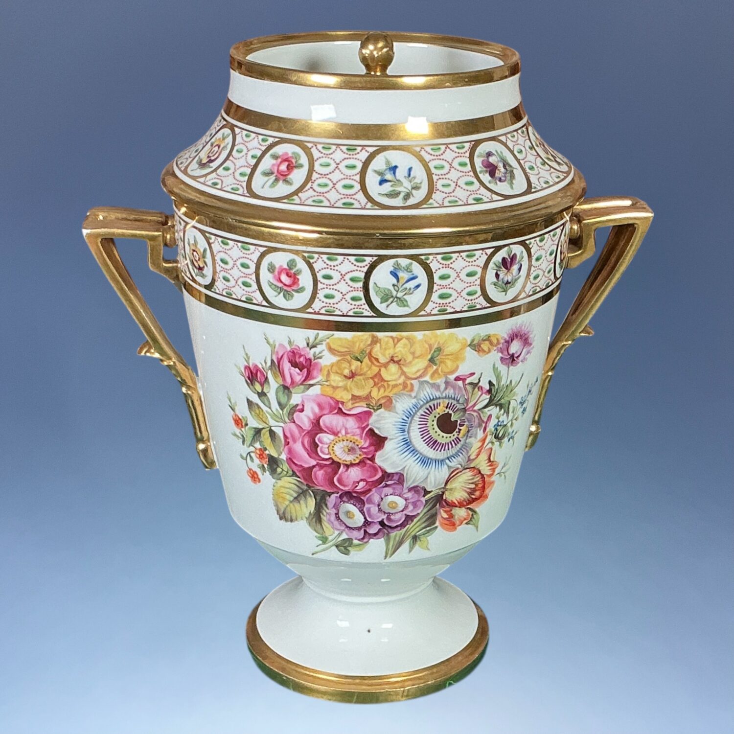 C19th Paris Porcelain Ice Pail & Cover c.1830 - Image 2