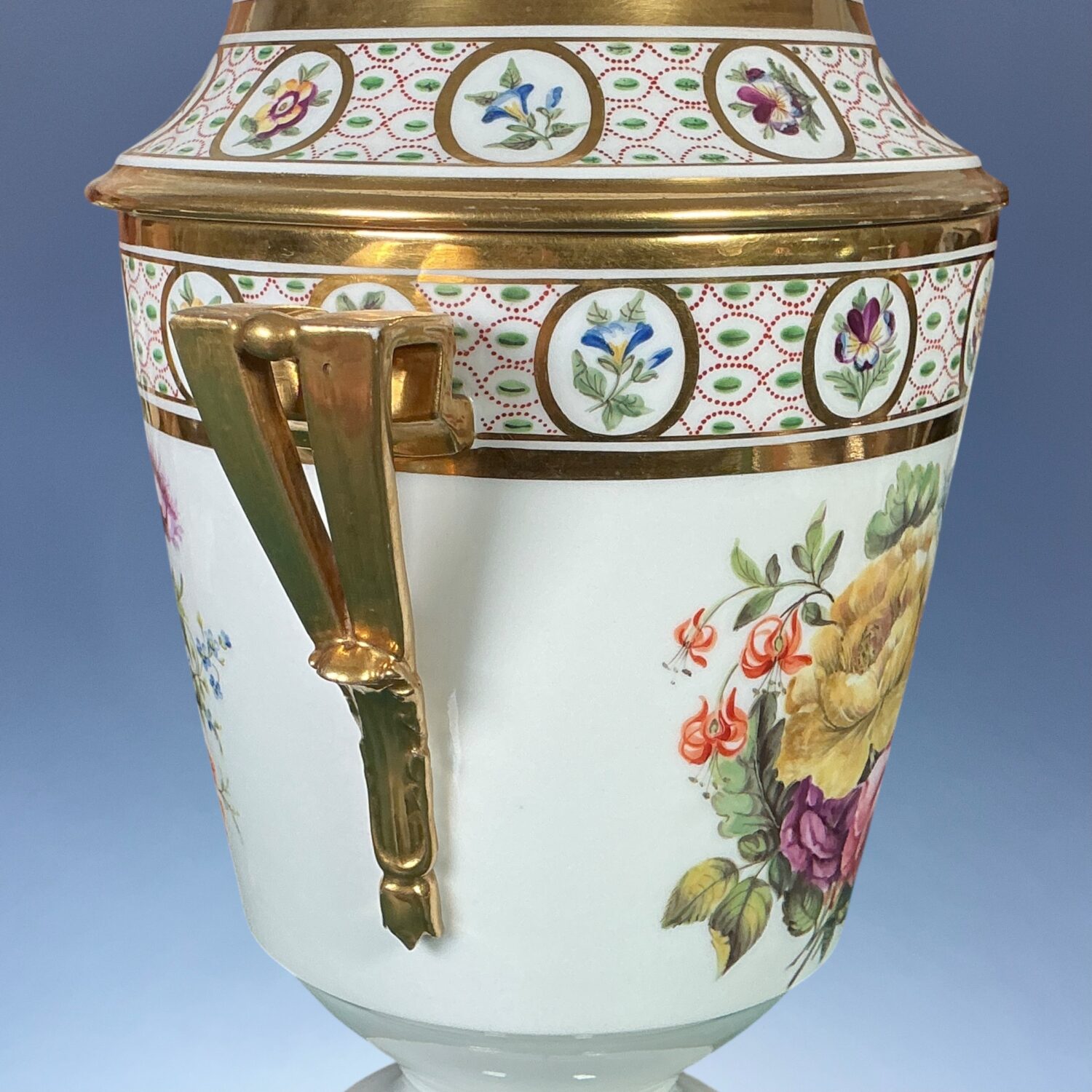 C19th Paris Porcelain Ice Pail & Cover c.1830 - Image 7