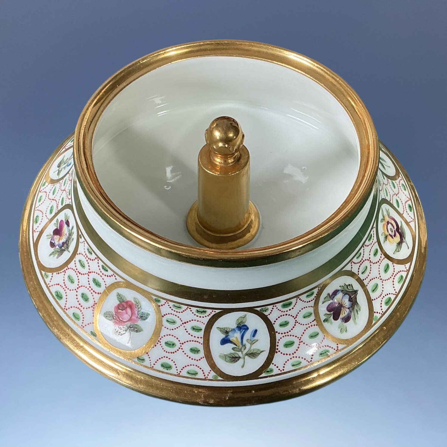 C19th Paris Porcelain Ice Pail & Cover c.1830 - Image 12