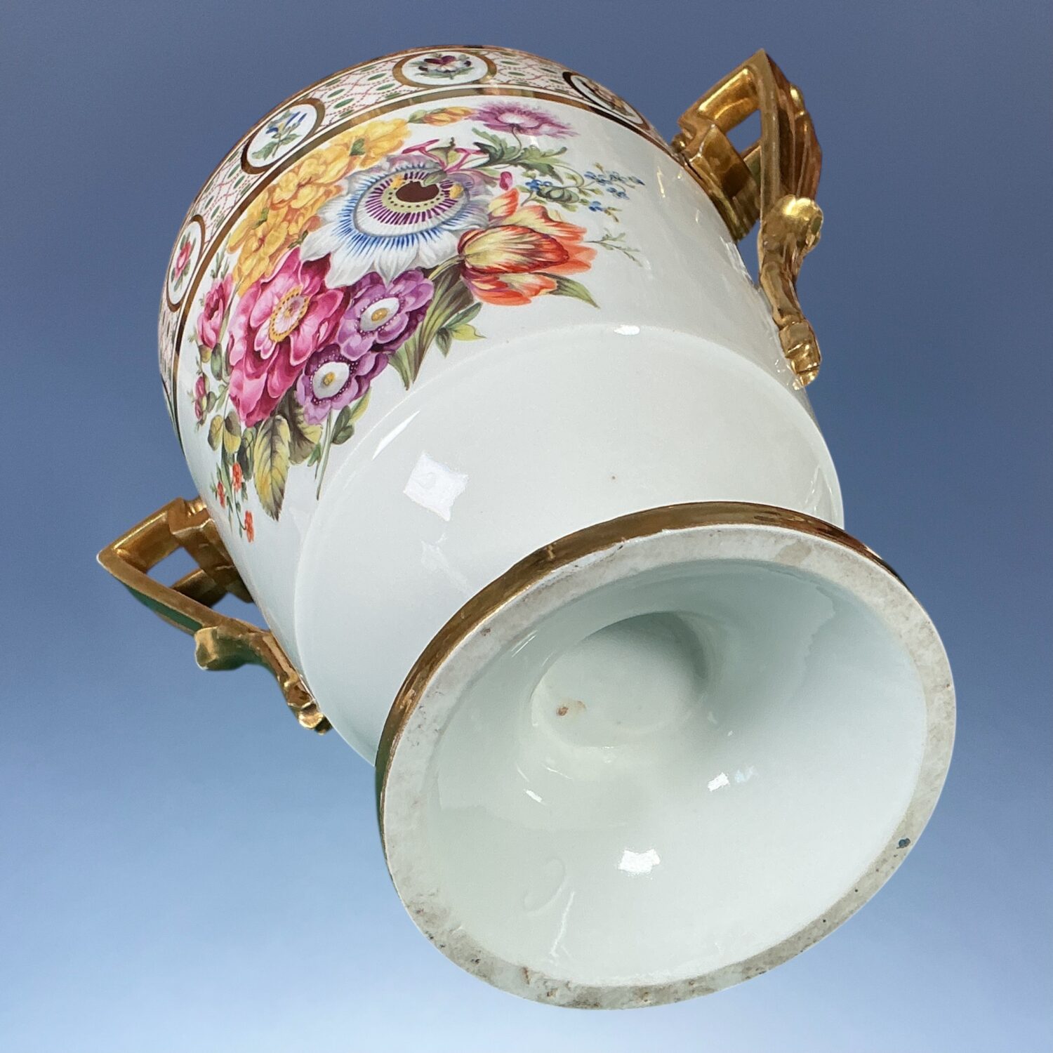 C19th Paris Porcelain Ice Pail & Cover c.1830 - Image 14