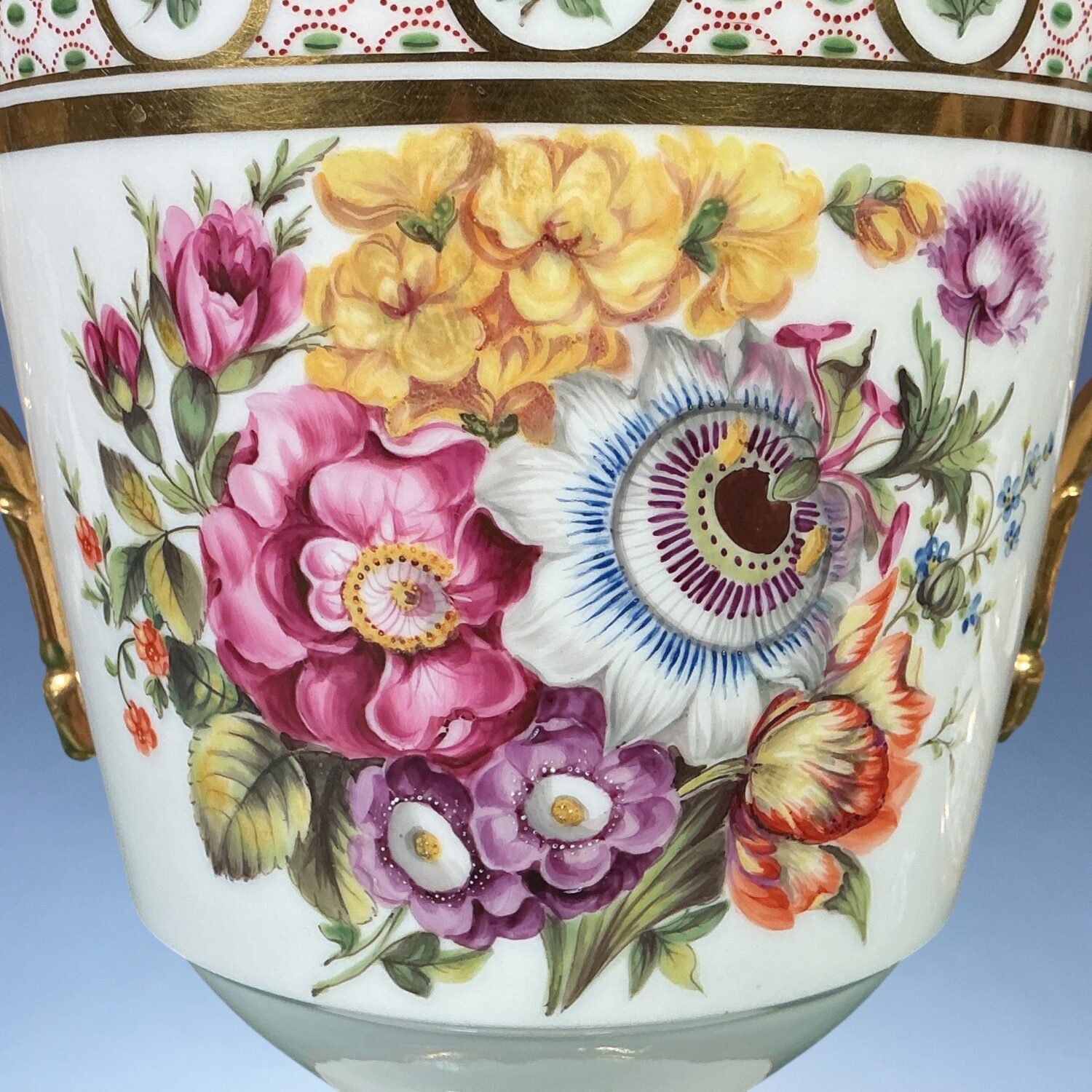 C19th Paris Porcelain Ice Pail & Cover c.1830 - Image 15