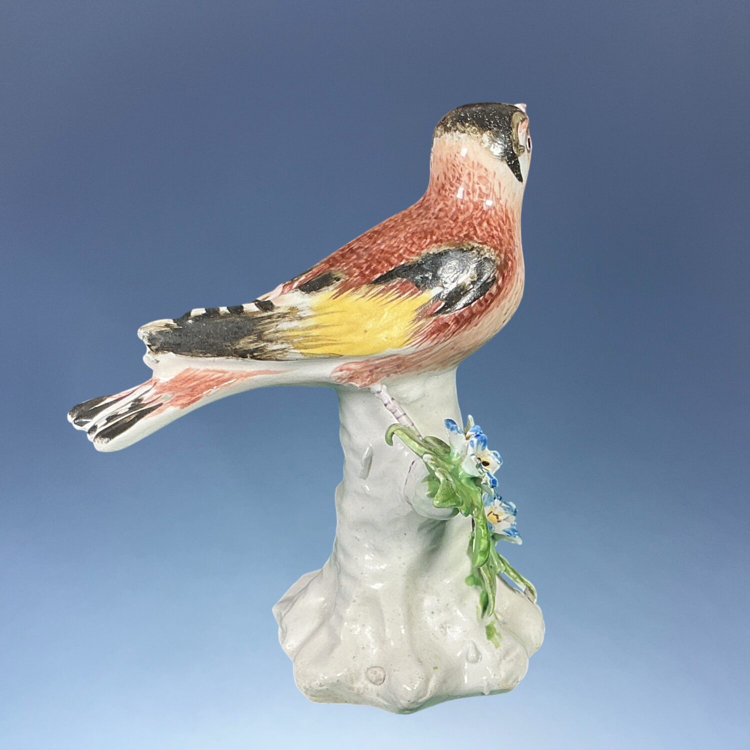 C18th Derby Porcelain Model of a Goldfinch - Image 6