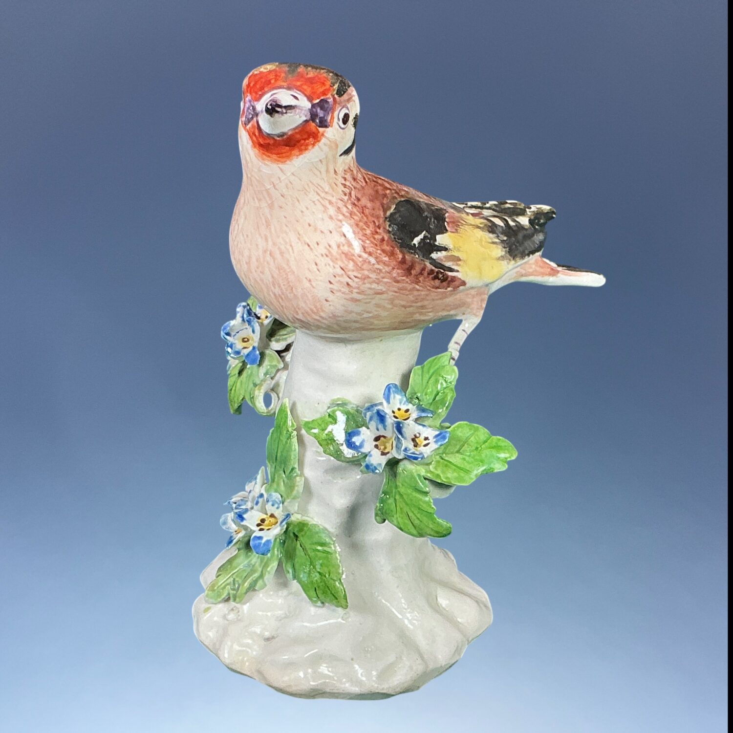 C18th Derby Porcelain Model of a Goldfinch - Image 9