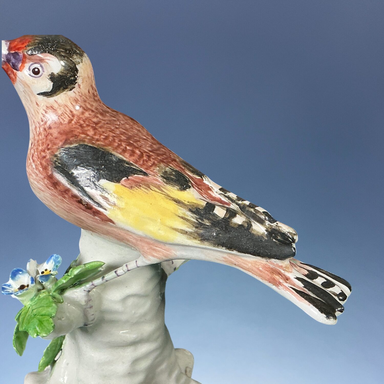 C18th Derby Porcelain Model of a Goldfinch - Image 7