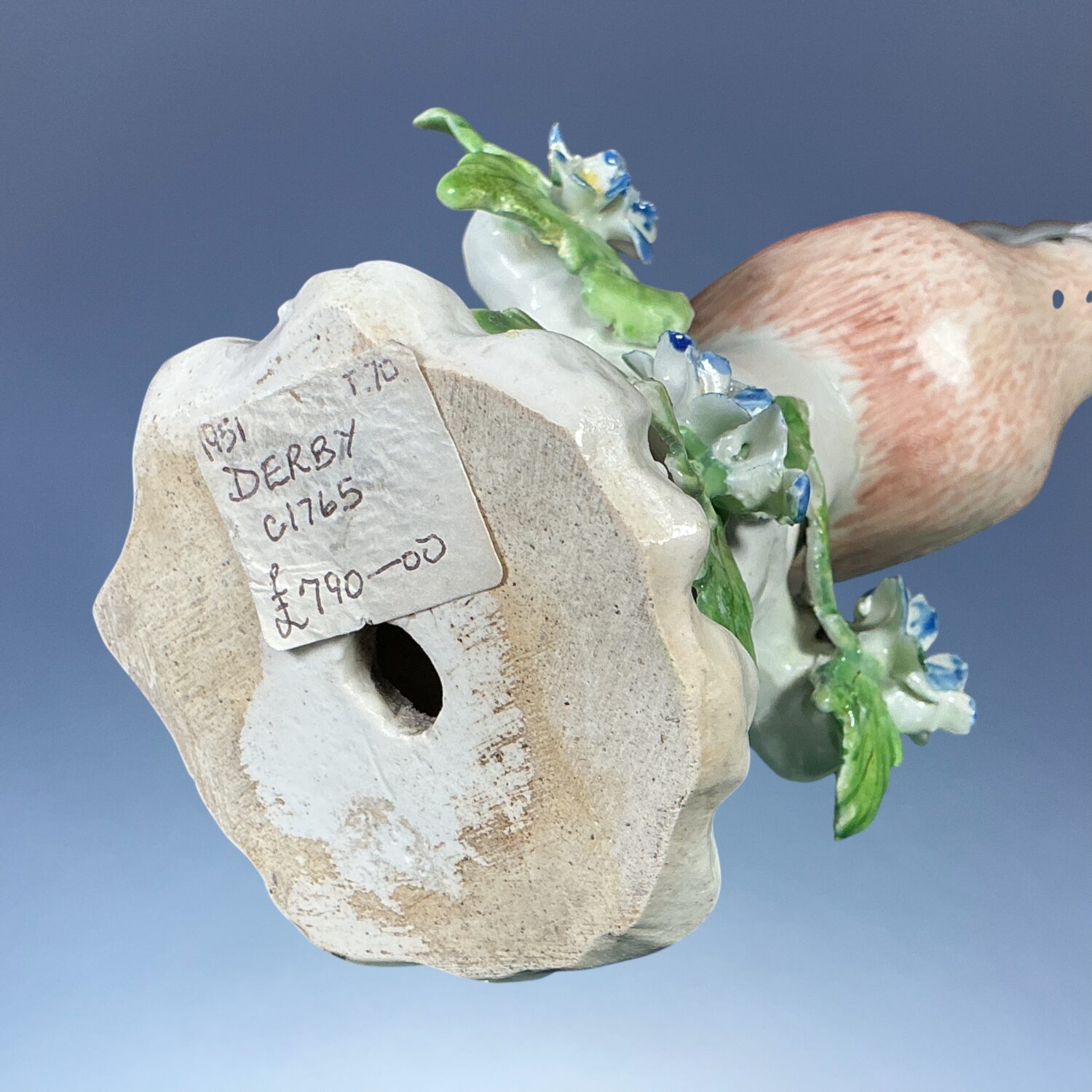 C18th Derby Porcelain Model of a Goldfinch - Image 11