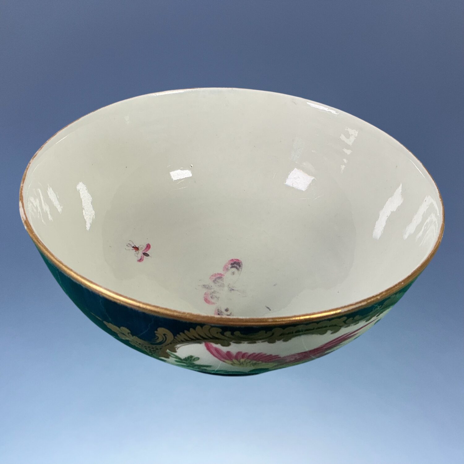 C18th Worcester Porcelain Bowl. - Image 5