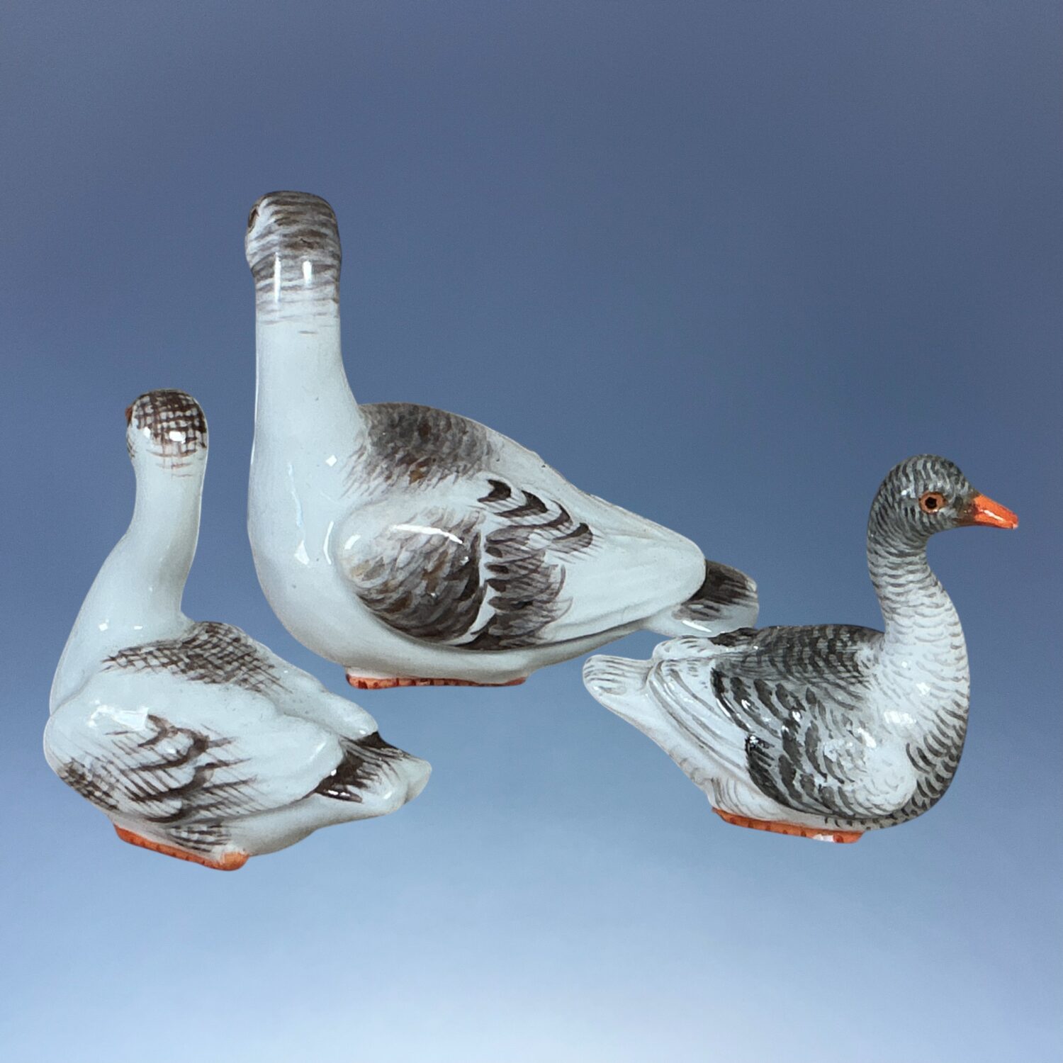 Meissen Porcelain Miniature - Family of Geese - Image 4
