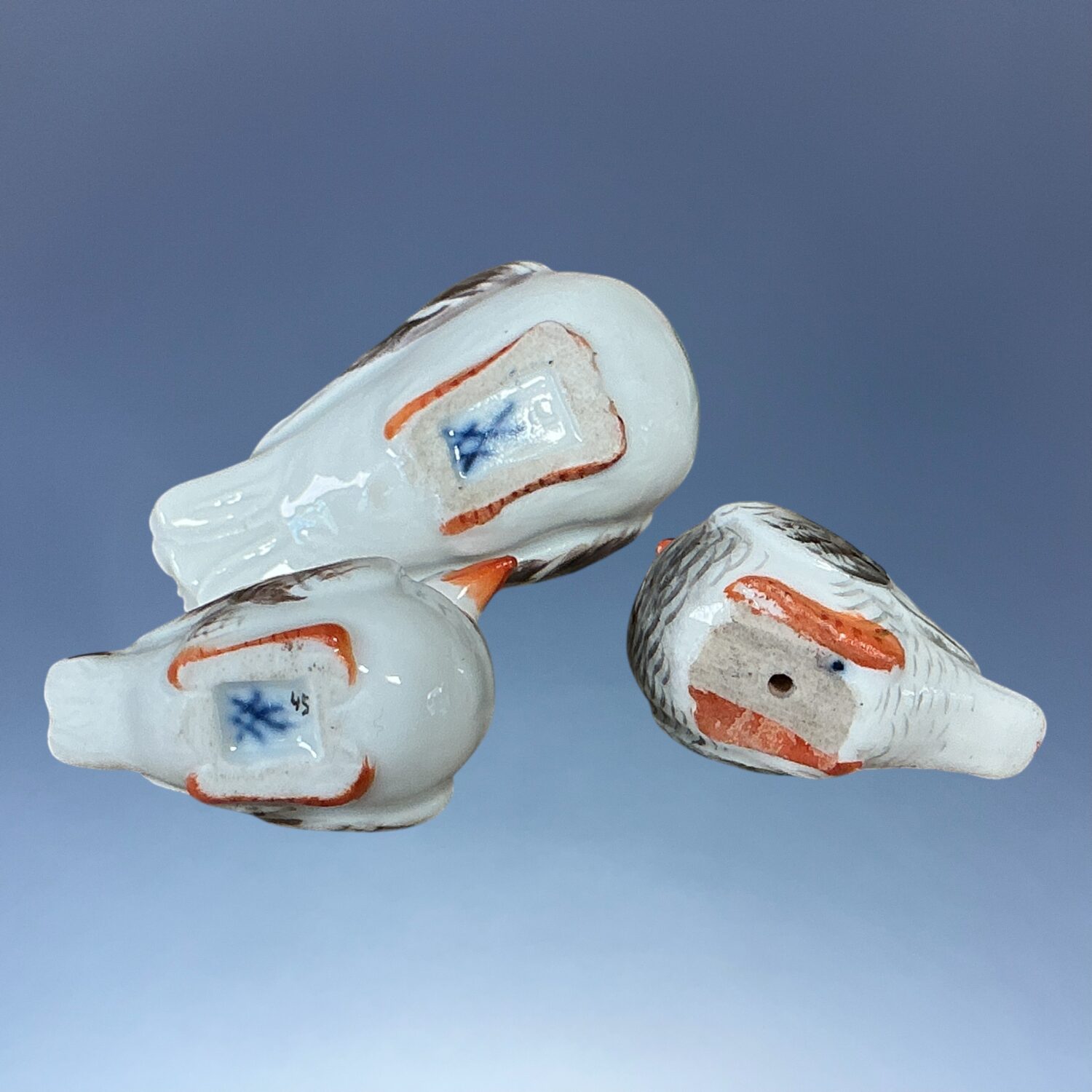 Meissen Porcelain Miniature - Family of Geese - Image 3