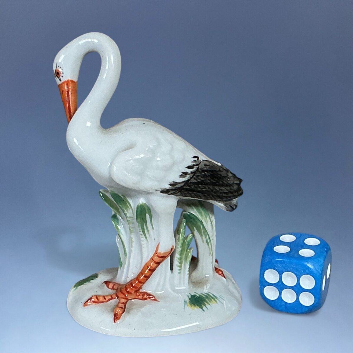 Meissen Porcelain Miniature – Stork.