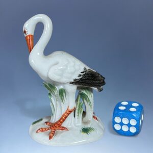 Meissen Porcelain Miniature - Stork.