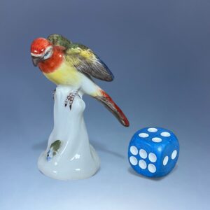Meissen Porcelain Miniature - Parrot (blfwr)