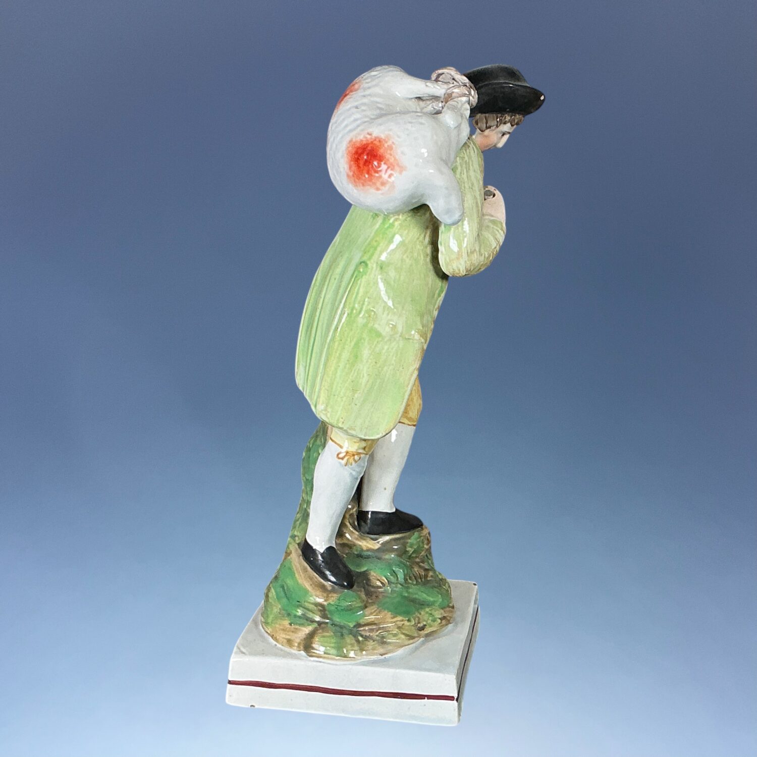 Staffordshire Pearlware Figure of The Lost Sheep. - Image 7