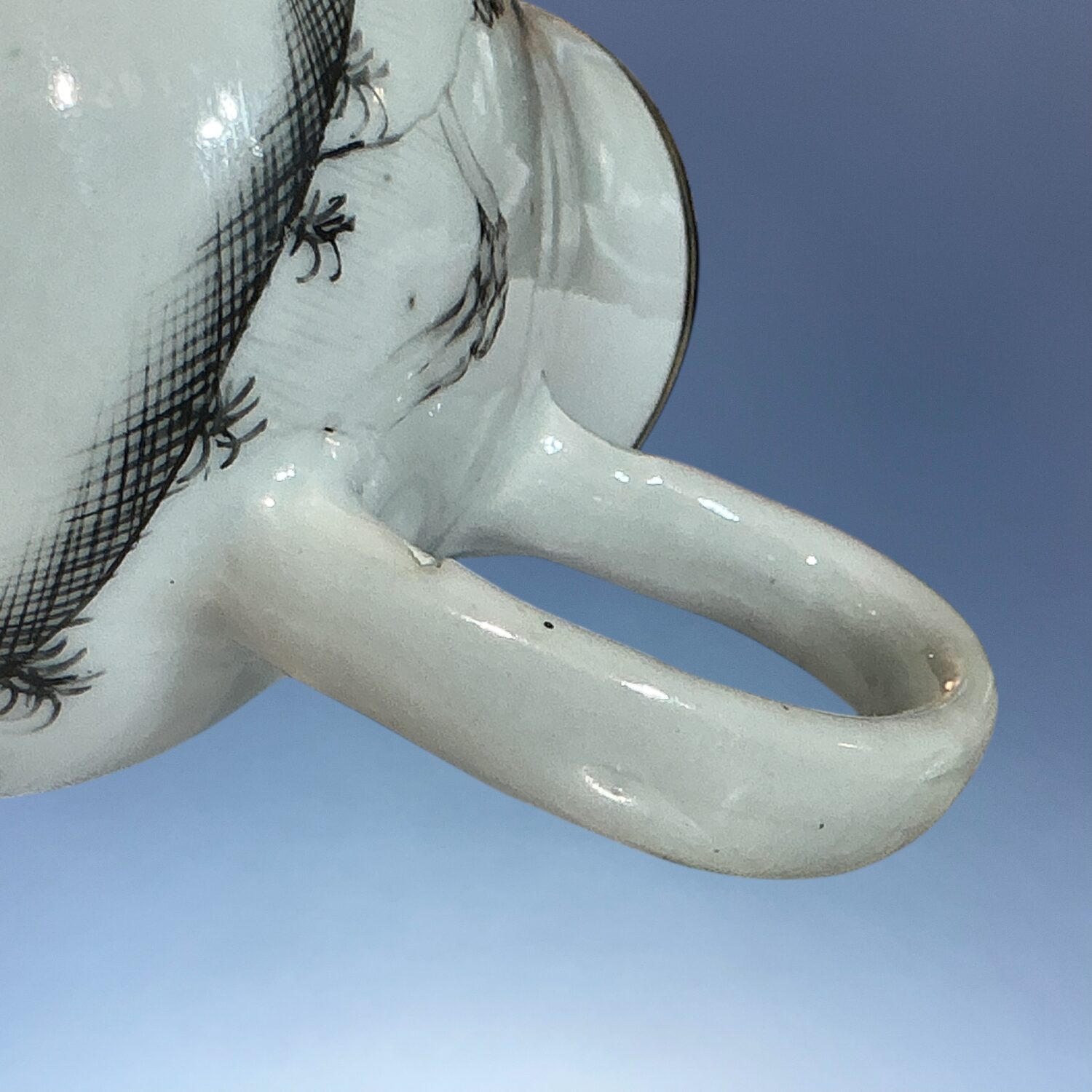 Chinese Export Porcelain - European Figure Decorated Cream Jug. - Image 8