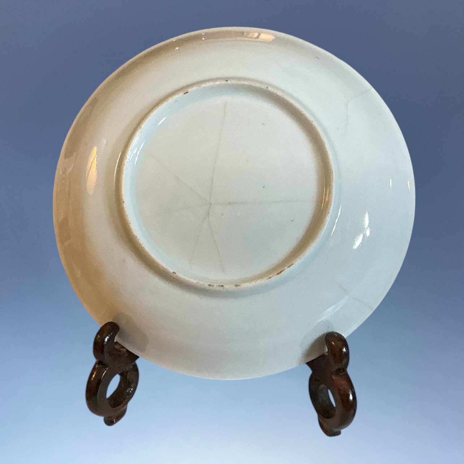 C18th Chinese Export Porcelain - Pink Ground Tea Bowl & Saucer - Image 3