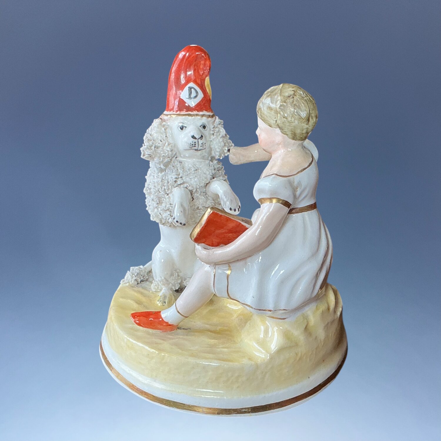 Staffordshire - Samuel Alcock - ‘Dunce’ Poodle Group. - Image 3