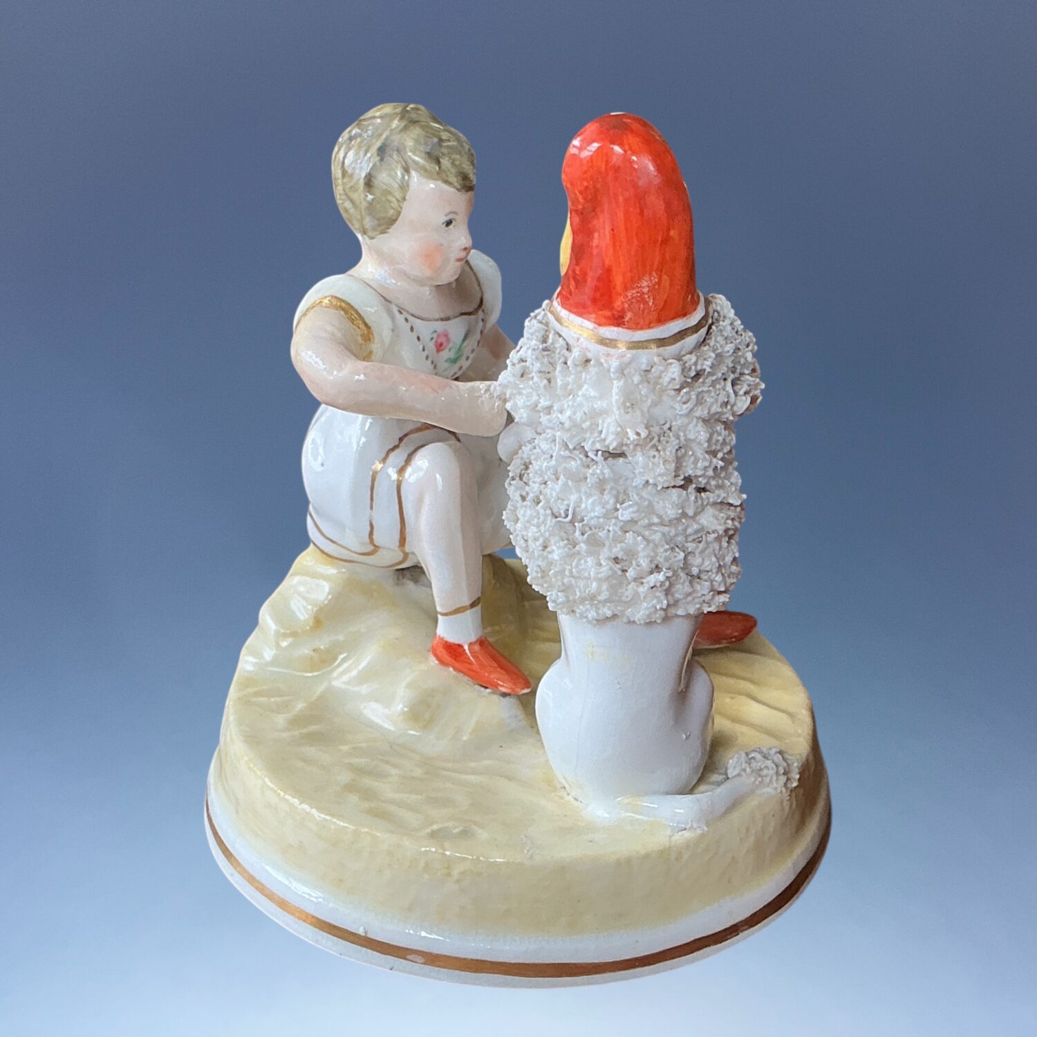 Staffordshire - Samuel Alcock - ‘Dunce’ Poodle Group. - Image 4