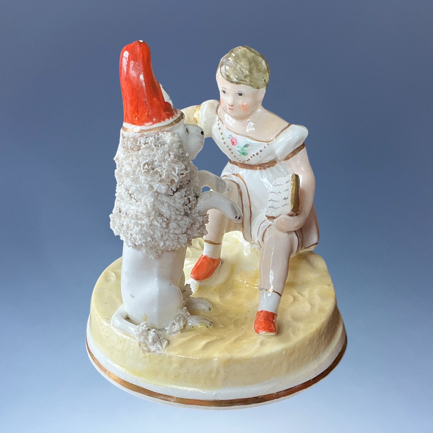 Staffordshire - Samuel Alcock - ‘Dunce’ Poodle Group. - Image 5