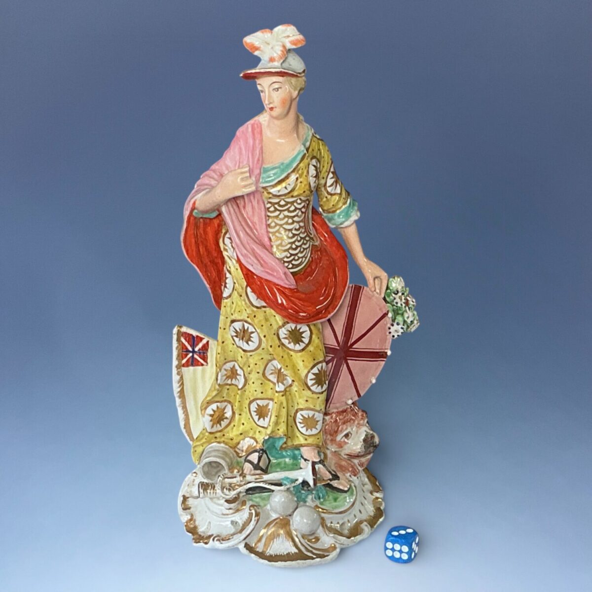 (Clearance) – Derby Figure of Britannia – for restoration.