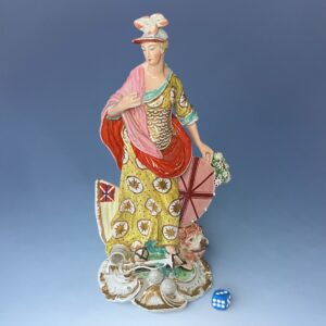(Clearance) - Derby Figure of Britannia - for restoration.