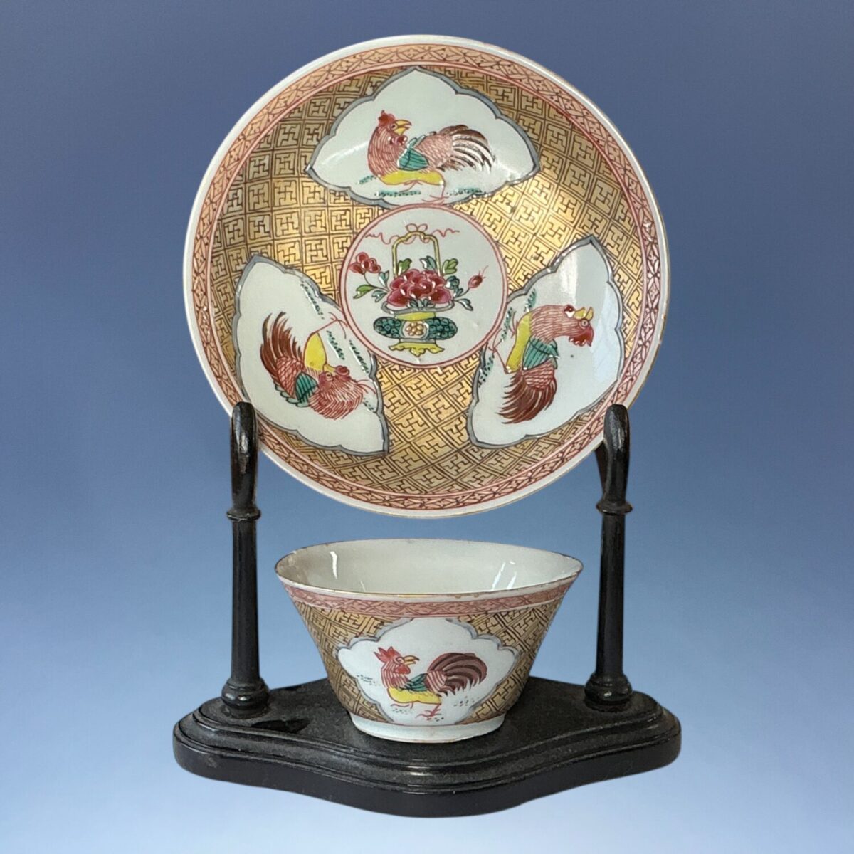 Chinese Export – Yongzheng Period Tea Bowl & Saucer