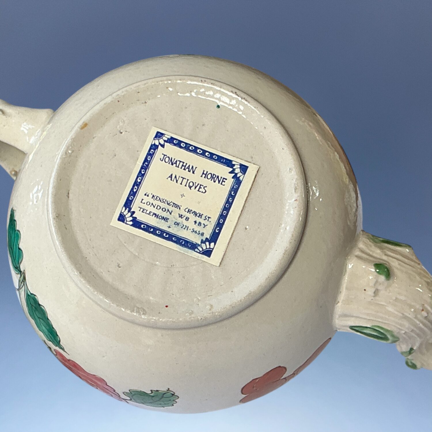 C18th Staffordshire Saltglaze Teapot. - Image 8