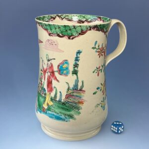 C18th Staffordshire Saltglaze Stoneware Tankard