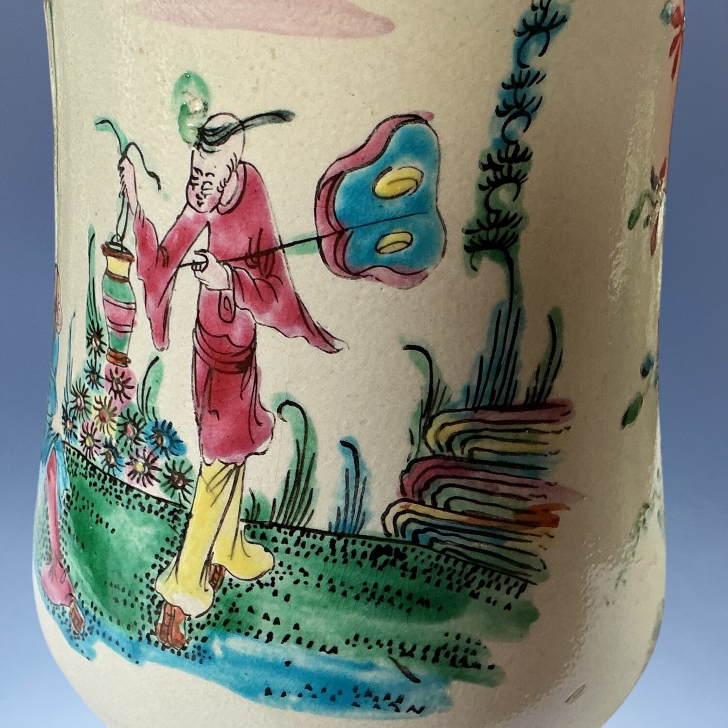 C18th Staffordshire Saltglaze Stoneware Tankard - Image 4