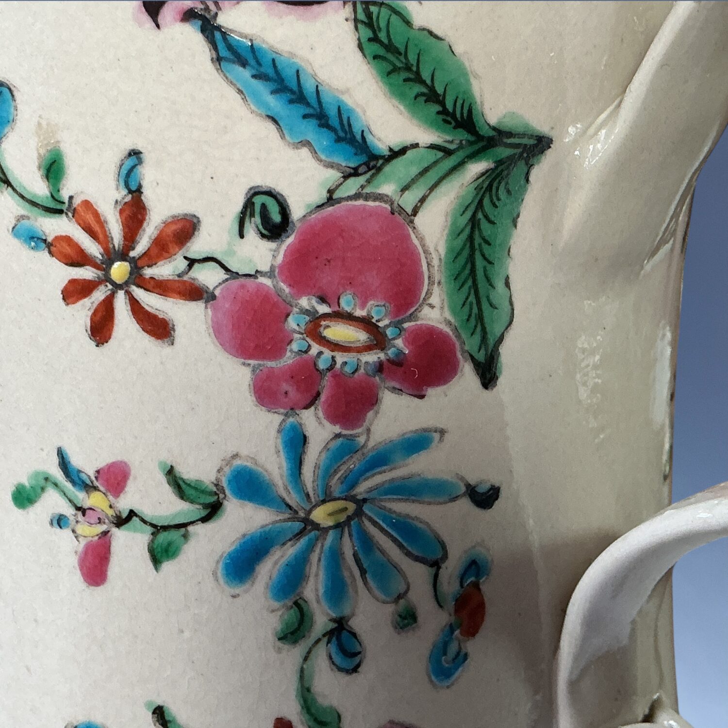 C18th Staffordshire Saltglaze Stoneware Tankard - Image 5