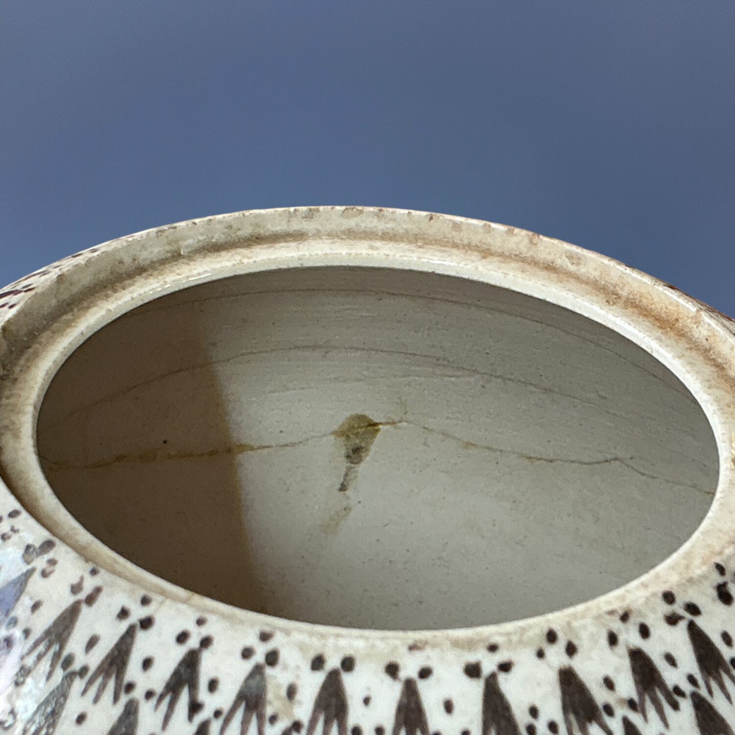 C18th English Saltglaze Teapot - Ermine Ground (r) - Image 8