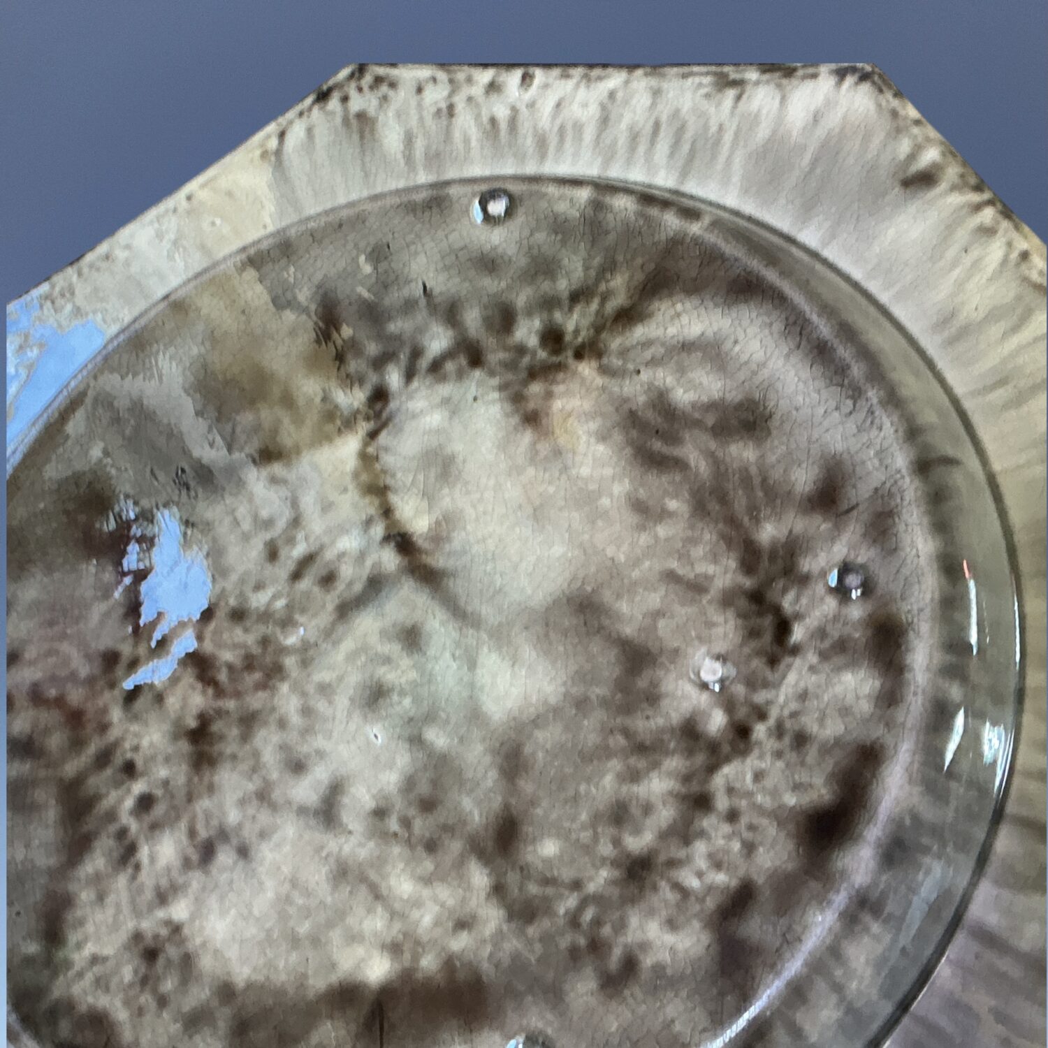 Whieldon Plate Octagonal ‘Thread Edge’ Plate c1760 - Image 6