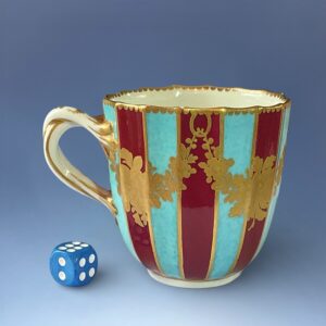 C18th Worcester Porcelain Fluted Coffee Cup