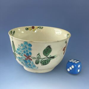 C18th English Saltglaze Tea Bowl.