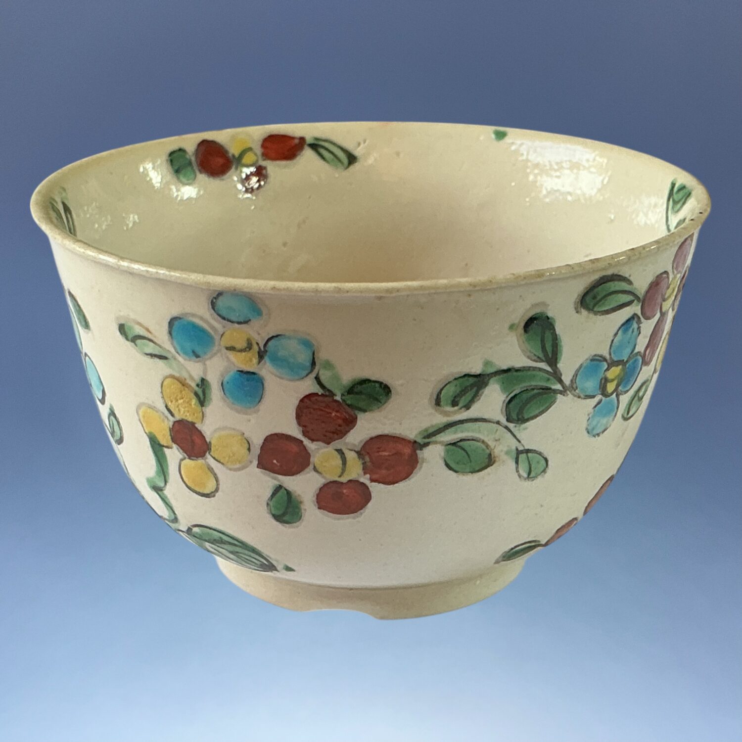 C18th English Saltglaze Tea Bowl. - Image 3
