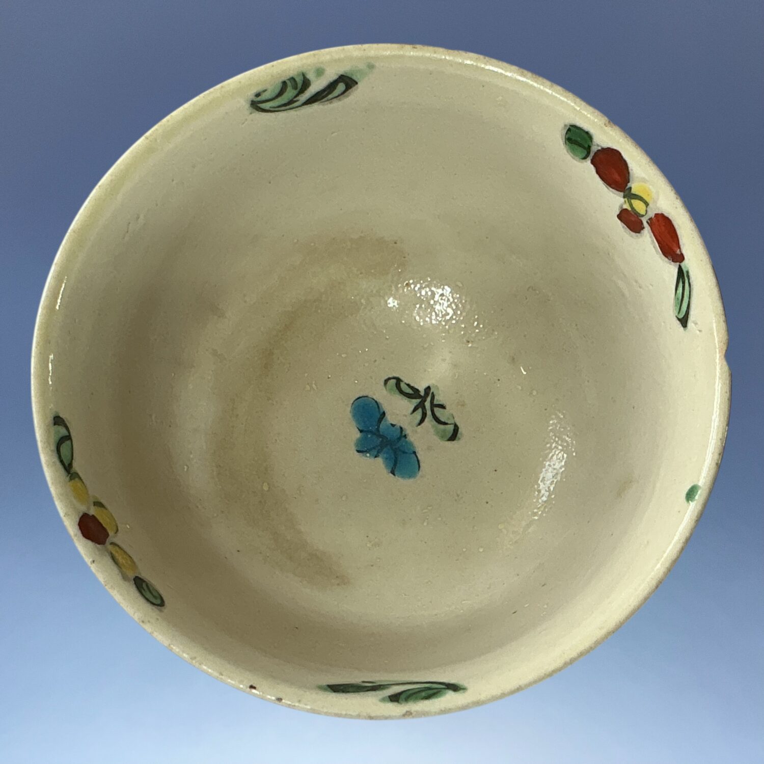 C18th English Saltglaze Tea Bowl. - Image 5