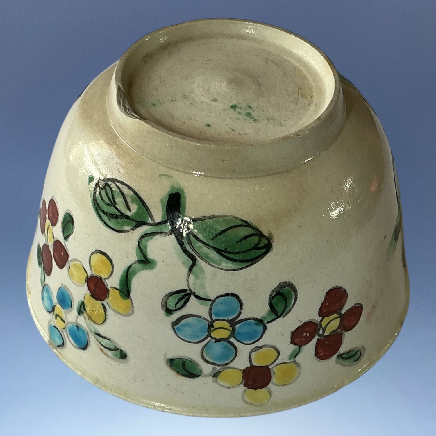 C18th English Saltglaze Tea Bowl. - Image 6