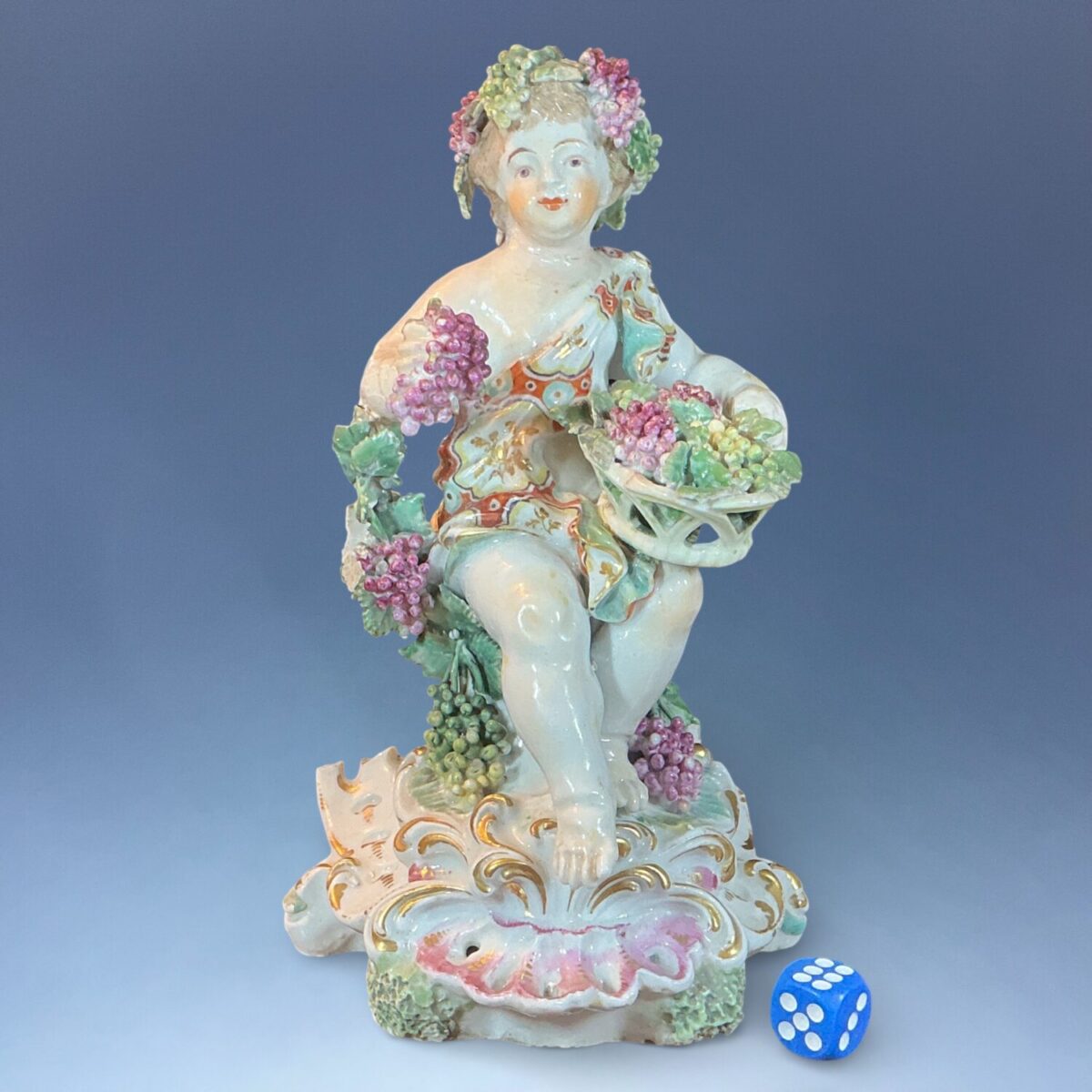 (Clearance) C18th Derby Porcelain Figure – AUTUMN