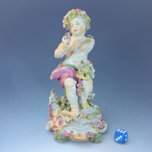 (Clearance) C18th Derby Porcelain Figure - SPRING