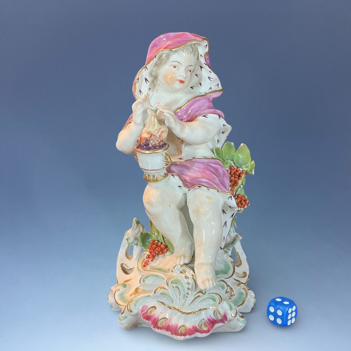 C18th Derby Porcelain Figure – WINTER