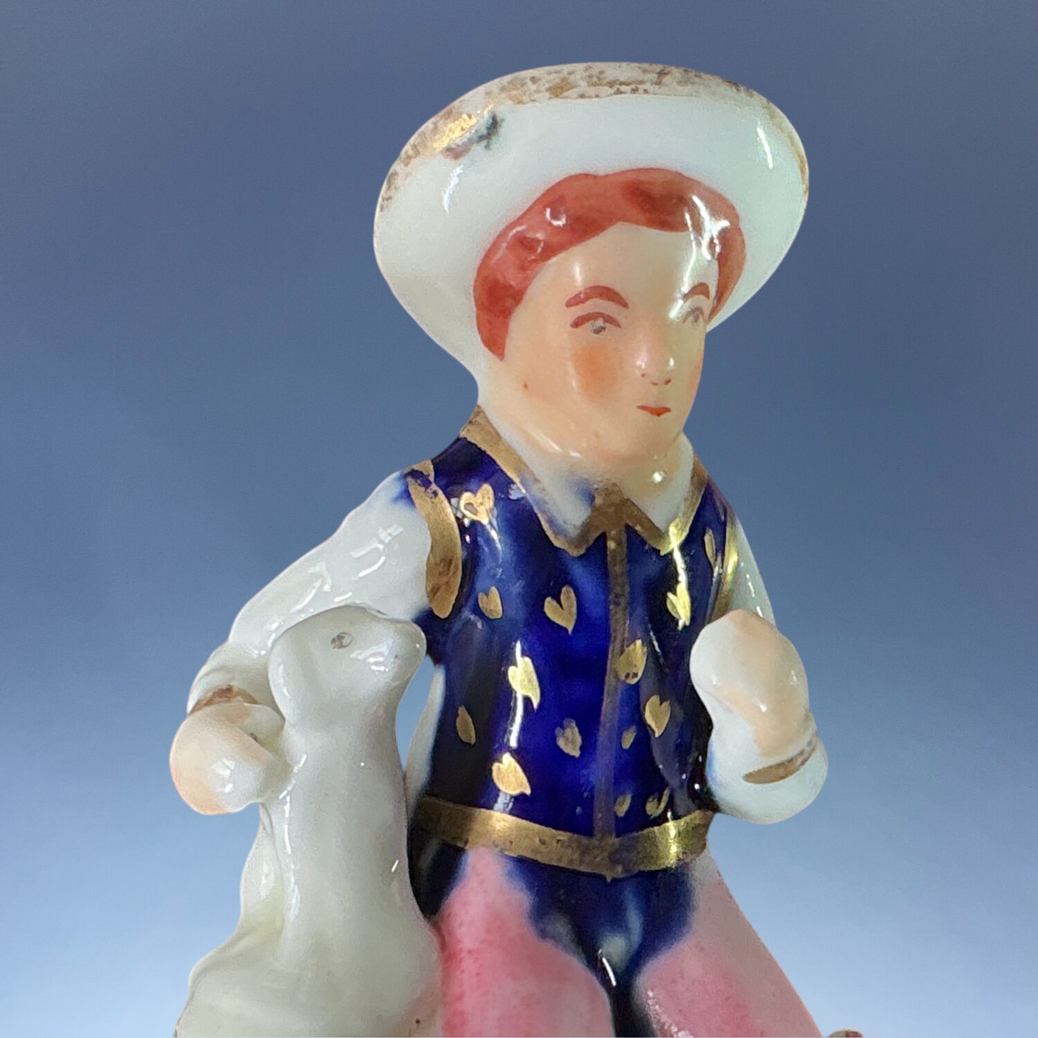 C19th Staffordshire Small figure of a Boy with a Dog - Image 2