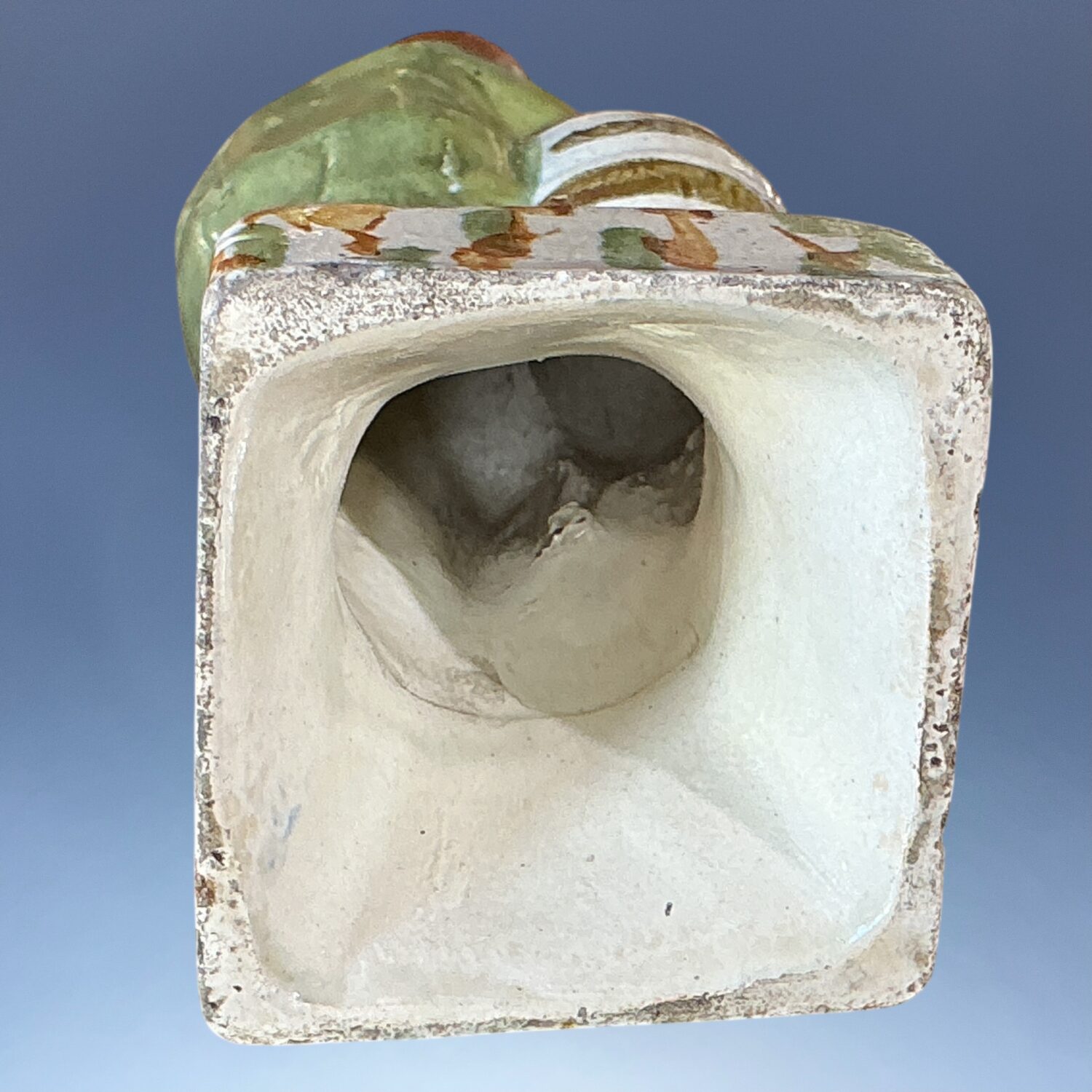 Pair of Early Staffordshire - Pratt Ware Figures of Boys Leaning on Barrels - Image 8