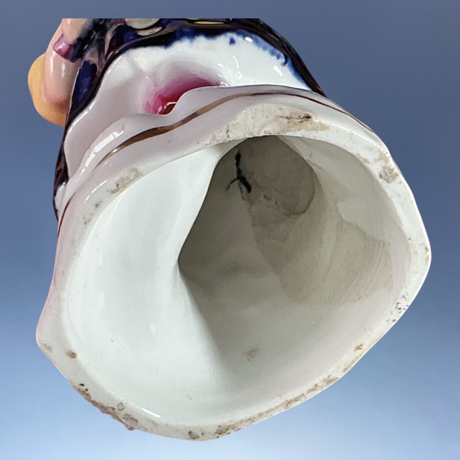 Good Quality Staffordshire Porcelain Figure of a Girl. - Image 6